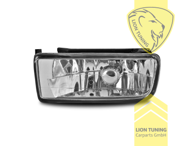 Halogen, chrom, passend für Standard, M-Paket und M3 Stoßstange, H3, Eintragungsfrei / mit E-Prüfzeichen